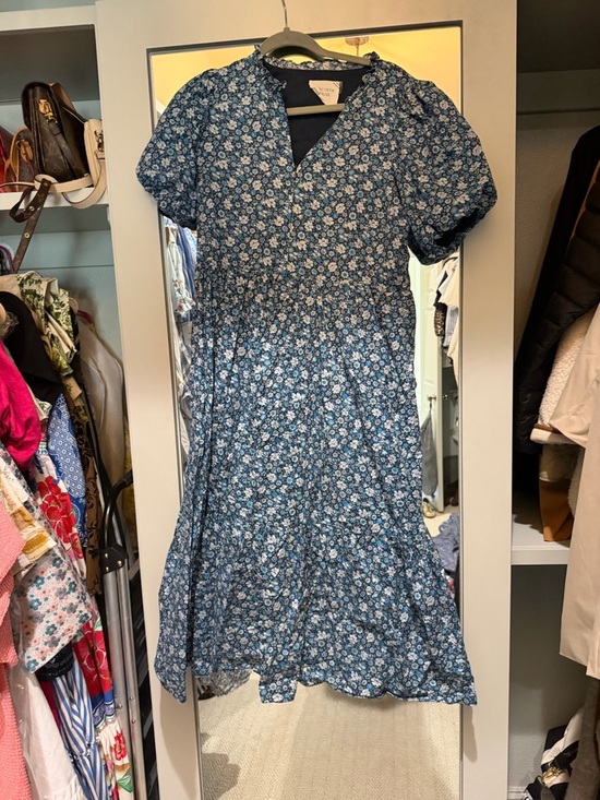 Tuckernuck Dresses & Skirts - Tuckernuck Blue Floral Midi Dress